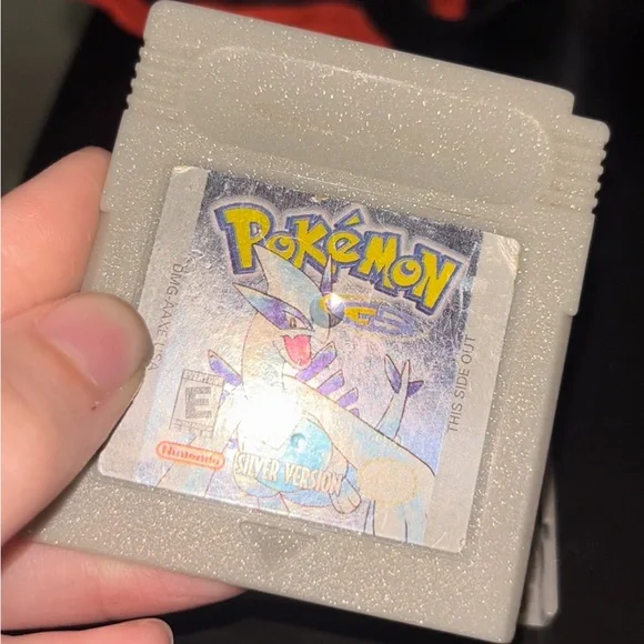 Authentic Pokemon Silver for Game Boy Color with New Save Battery